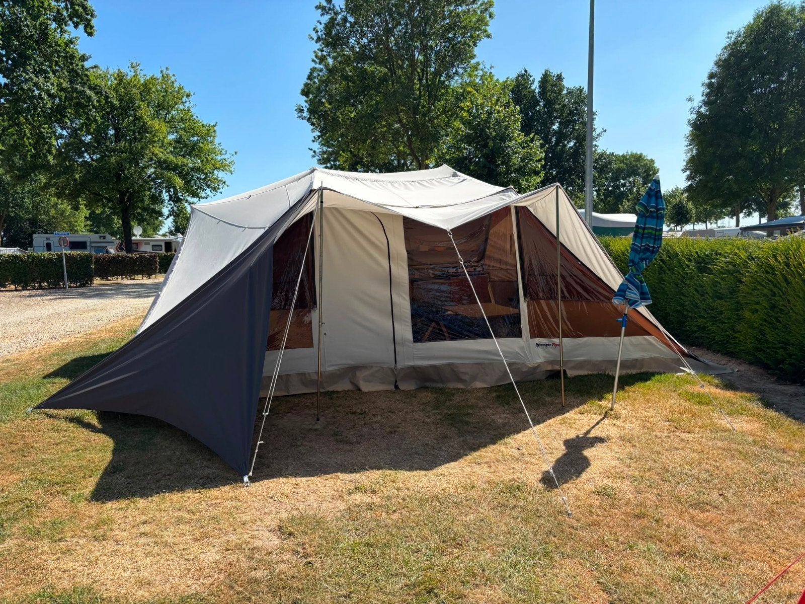 Holtkamper Flyer Expedition vouwwagen, netjes en compleet, Ophalen, Meerkleurig, Aanwezig, Holtkamper