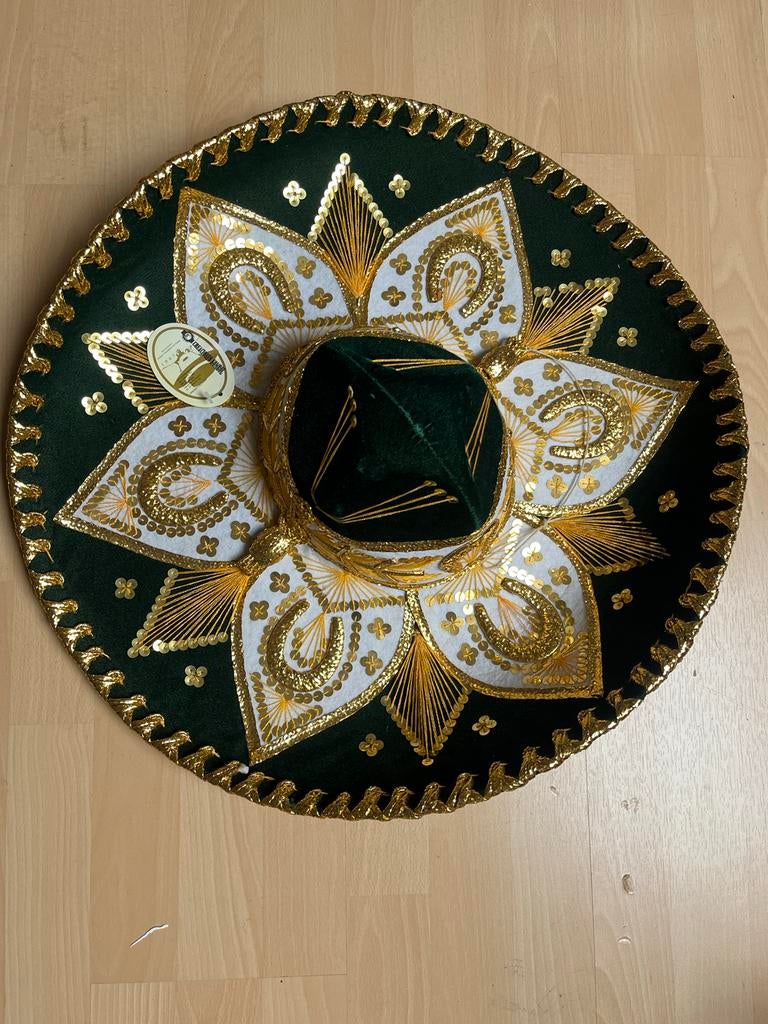 Grote Sombrero Hoed - Mexicaanse Feest Hoed, Ophalen of Verzenden, Zo goed als nieuw, One size fits all, Hoed