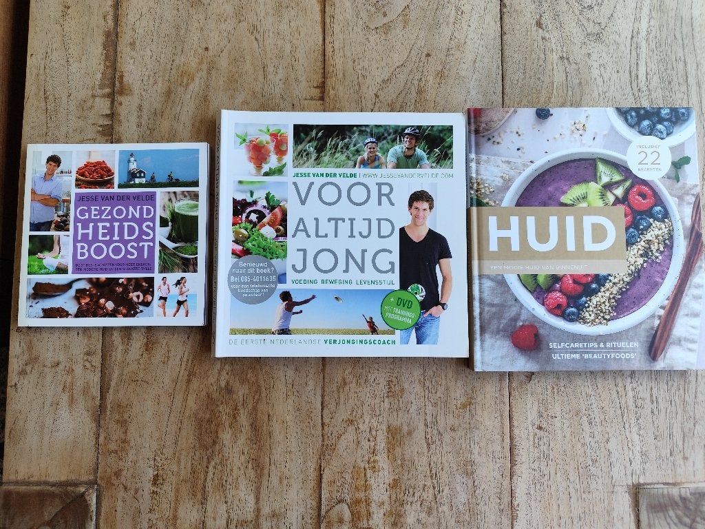 Boekenpakket: Gezondheid, Voeding & Levensstijl, Gelezen, Jesse van der Velde, Ophalen of Verzenden, Gezondheid en Conditie