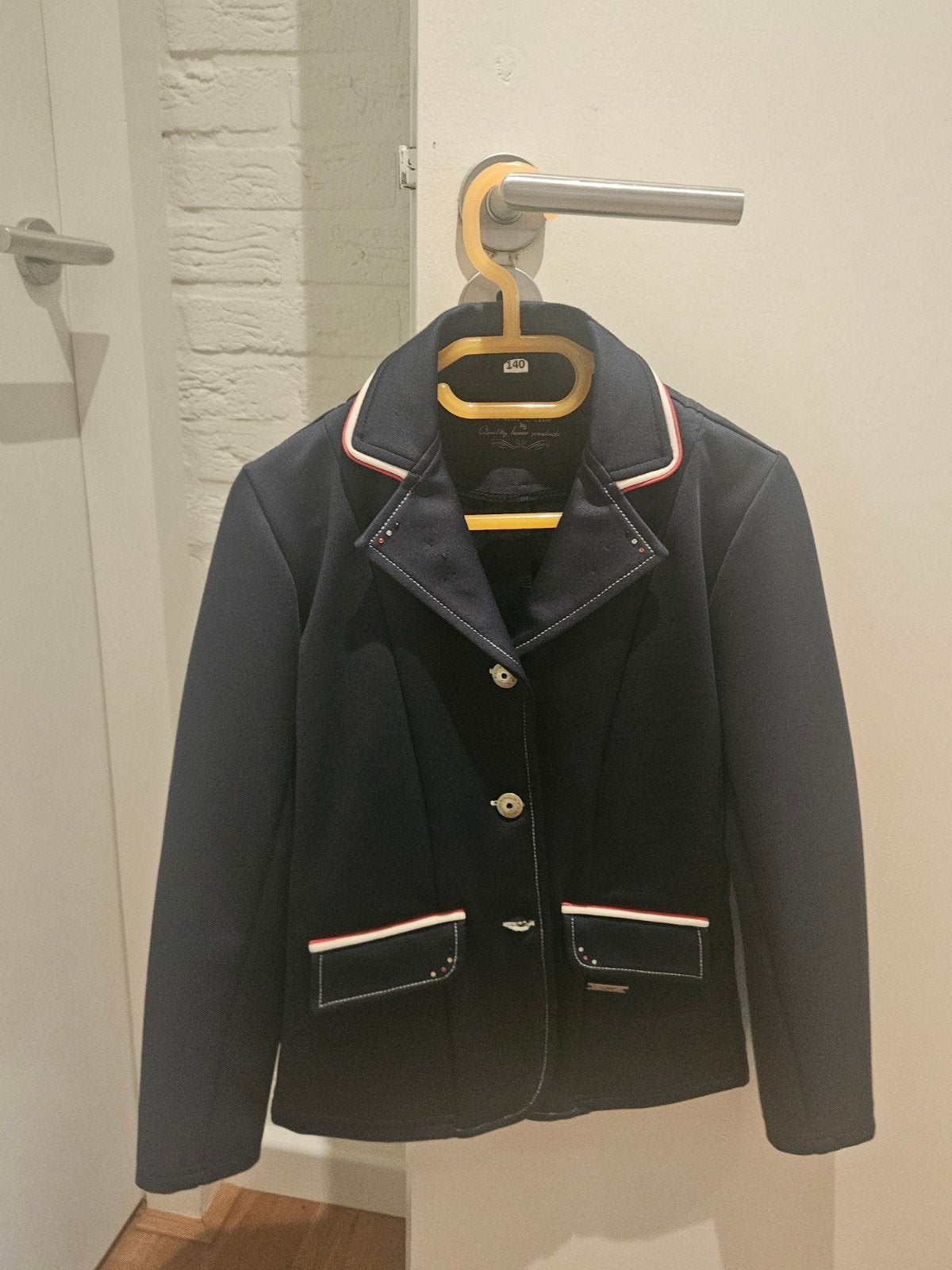 Bella Rose QHP Rijjasje Maat 140 - Zo goed als nieuw, Blauw, Kinderen, Dressuur, Ophalen of Verzenden