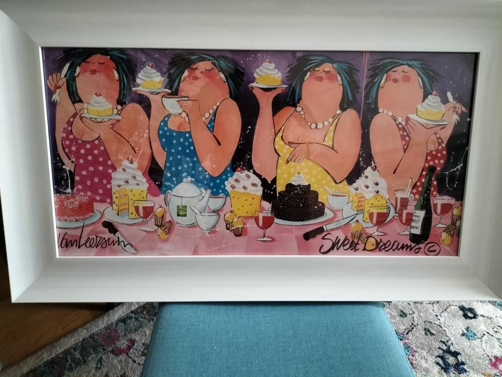 Ingelijste kunstprint van Kim van Leeuwen - Sweet Dreams, Ophalen of Verzenden