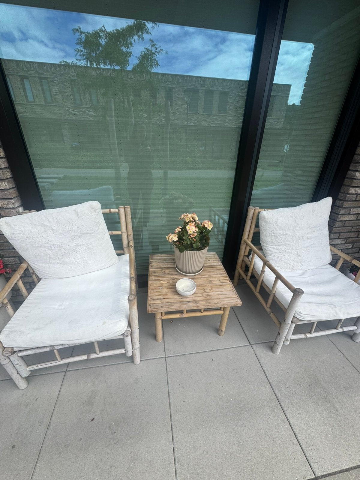 Bamboe tuin set, Ophalen, Gebruikt