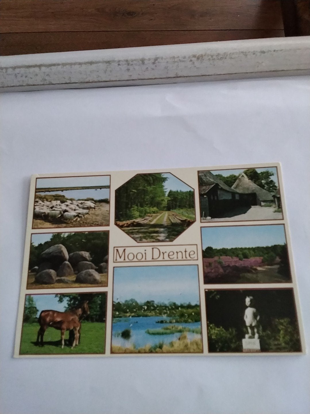 Ansichtkaart 'Mooi Drente' - Gelopen, uit 1984, Verzamelen, Ophalen of Verzenden, 1980 tot heden, Gelopen, Drenthe