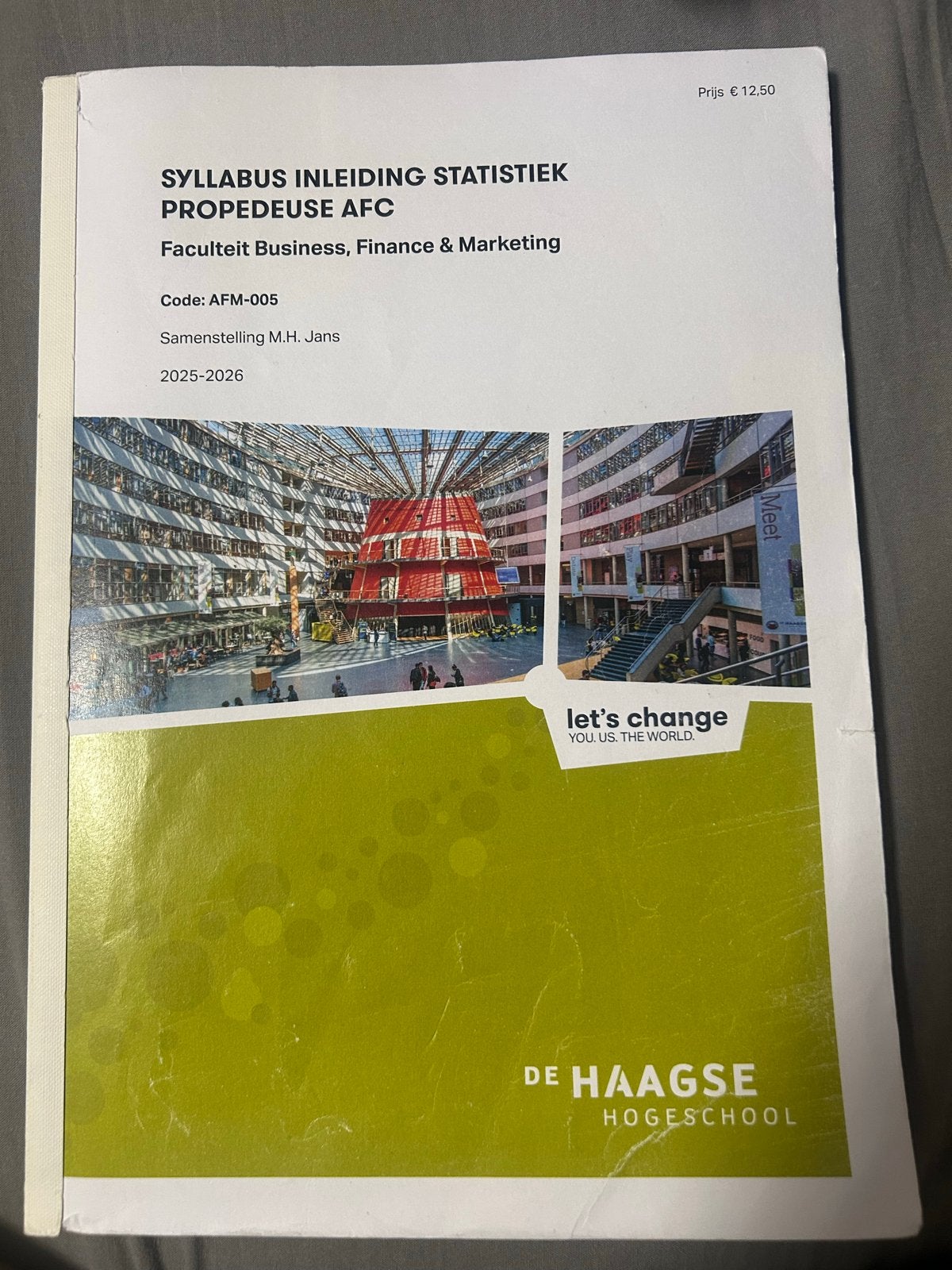 Syllabus Inleiding Statistiek Propedeuse HBO Accountancy, Ophalen of Verzenden, Gamma, Gelezen, HBO