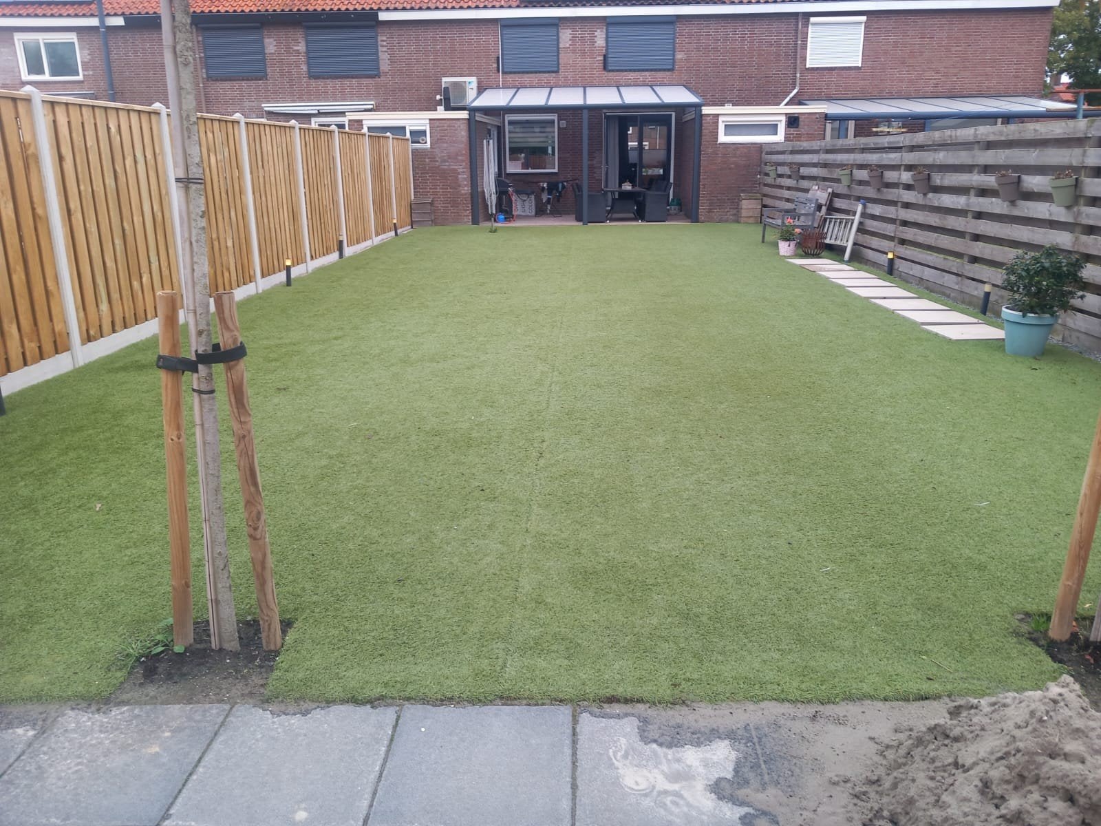 Kunstgras voor tuin, Ophalen, Gebruikt, 20 m² of meer, Kunstgras