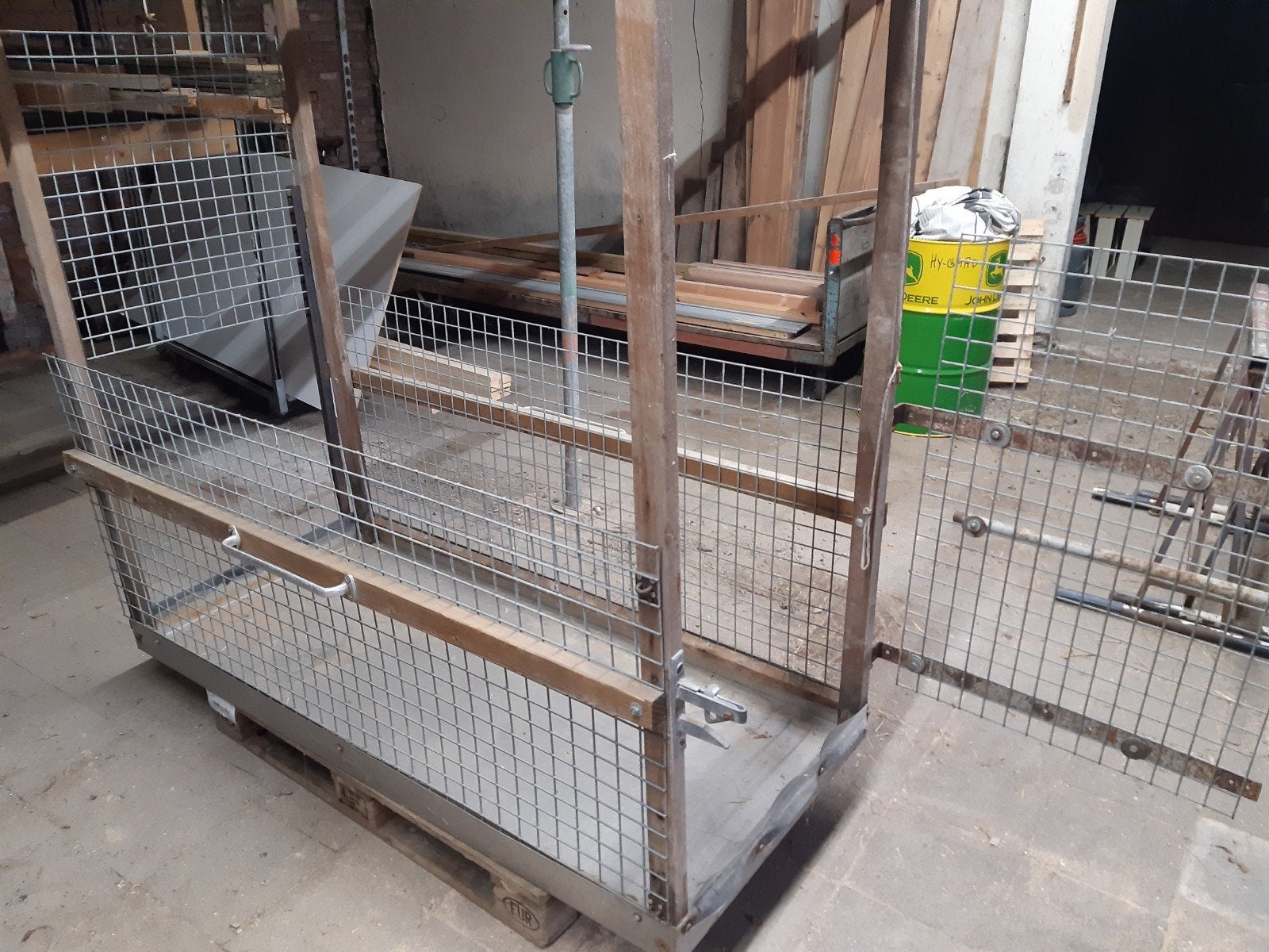 rvs potenbad schapen 
Met 1 draaihek en 1 schuifhek
Afmeting, Meerdere dieren, Schaap