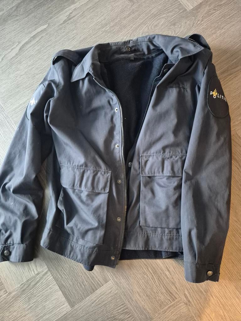 Oude Politie Jas - Vintage Uniform Jasje, Overige maten, Ophalen of Verzenden, Gedragen, Intendance van de Politie