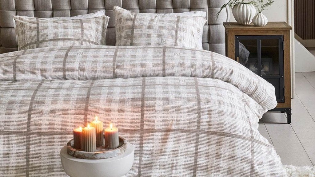 Riviera Maison dekbedovertrek BRODY FLANEL halve prijs, Huis en Inrichting, Slaapkamer | Beddengoed, Verzenden, Dekbedovertrek