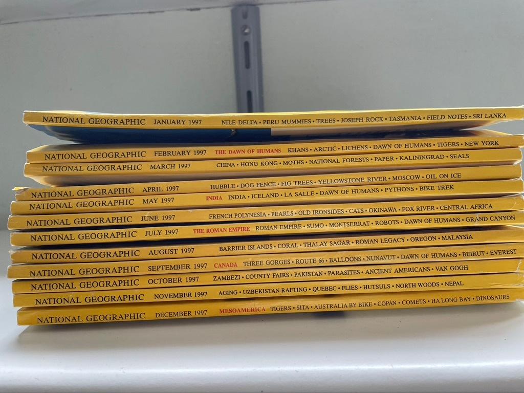 National Geographic Magazine jaargang 1997, Boeken, Ophalen of Verzenden, Zo goed als nieuw, Wetenschap en Natuur