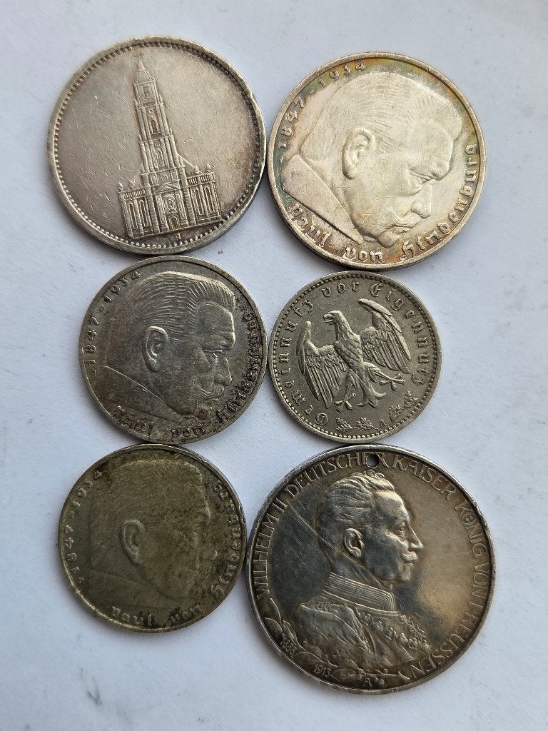 Duitse zilveren munten, Ophalen of Verzenden, Duitsland, Setje, Zilver