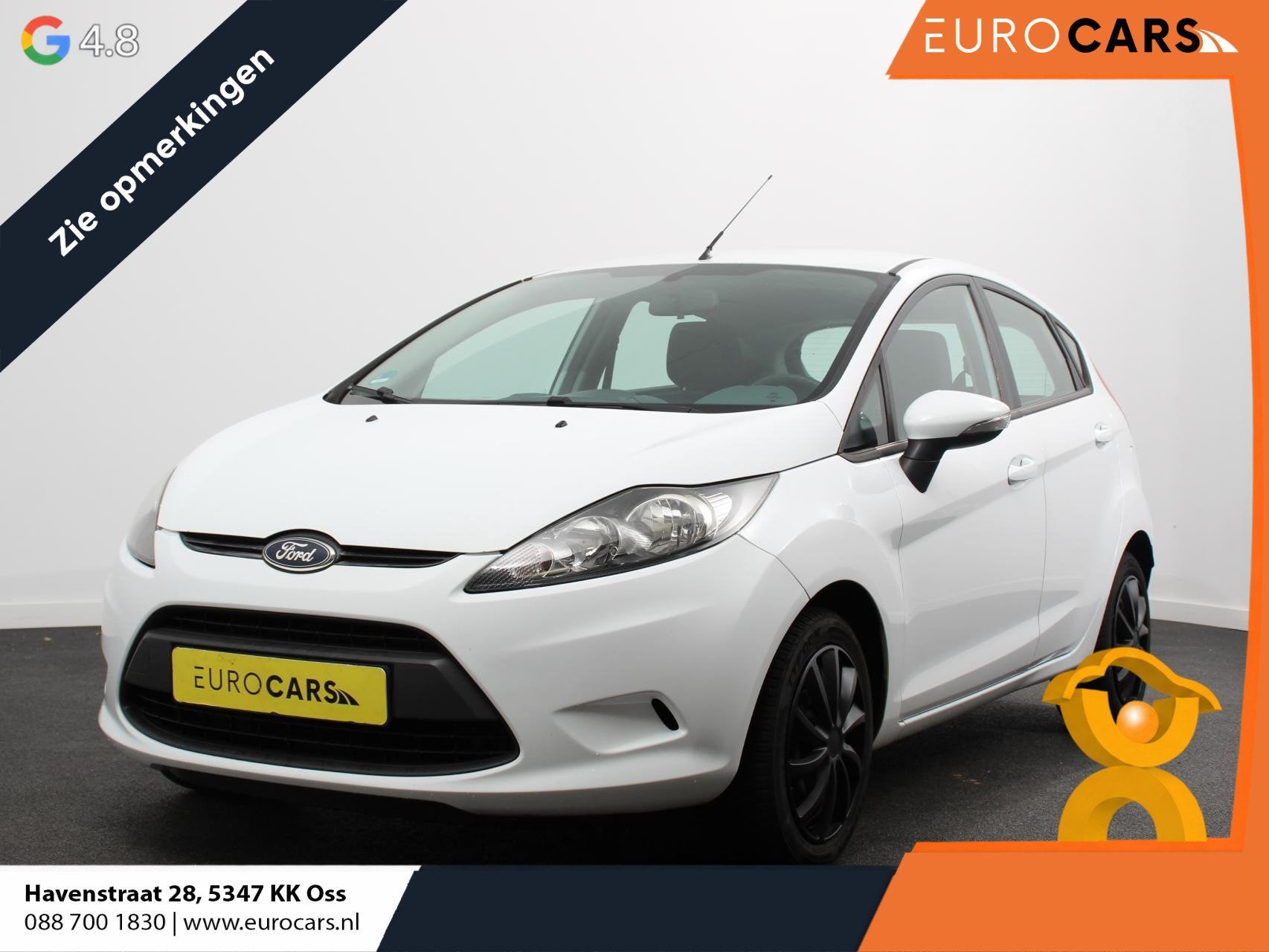 Ford Fiesta 1.25 Limited Lees opmerkingen ! Airco Elektrisch, 1242 cc, Klanten@ford.com, Wit, Handgeschakeld