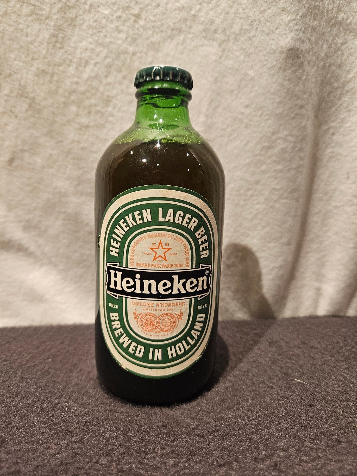 Vintage Heineken Lager Beer Fles - Gebrouwen in Holland, Verzamelen, Ophalen of Verzenden, Nieuw, Flesje(s), Heineken