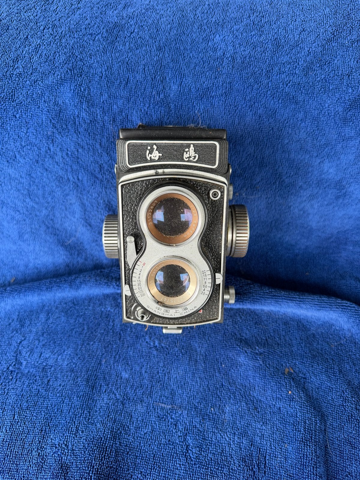 Vintage Seagull 4-63146576 TLR Camera, Audio, Tv en Foto, Fotocamera's Analoog, Ophalen, Gebruikt, Spiegelreflex, Overige Merken