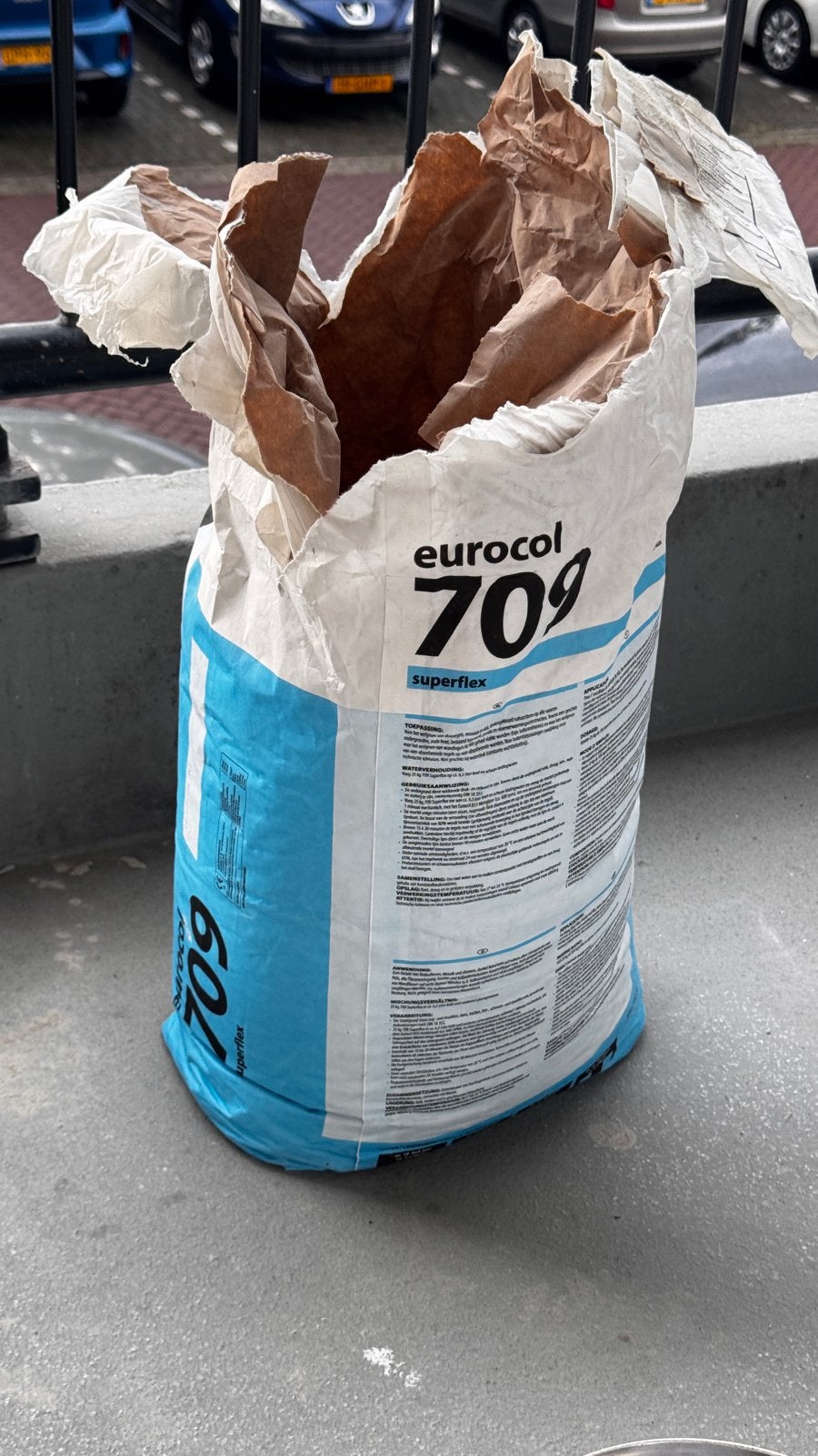 Eurocol 709 Superflex tegellijm - 1 kilo gebruikt, Ophalen, Gebruikt