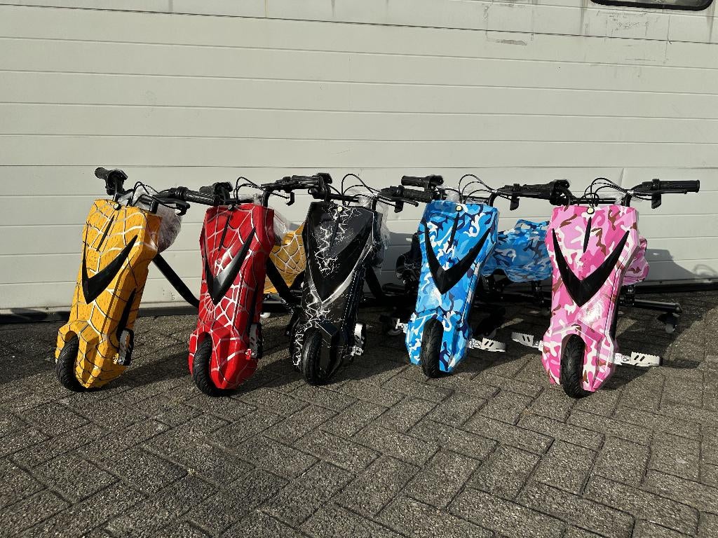 Elektrische Drift Trike Kart 250W 36V Bluetooth / Verlicht, Ophalen of Verzenden, Nieuw