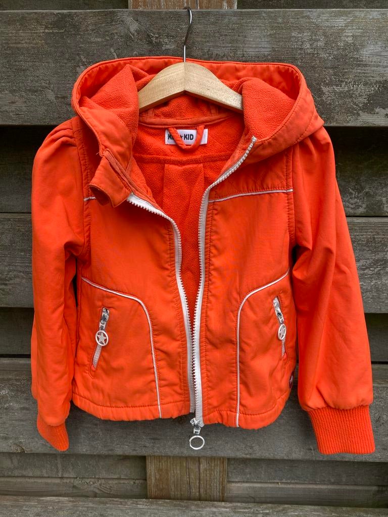 Oranje jasje Kik Kid maat 116, Kinderen en Baby's, Ophalen of Verzenden, Gebruikt, Meisje, Jas