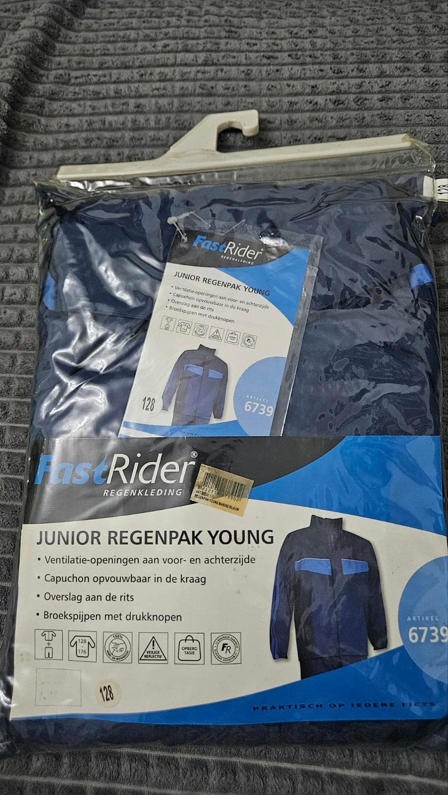 Nieuw FastRider Junior Regenpak - Maat 128, Ophalen of Verzenden, Nieuw, Regenbroek, Kinderen