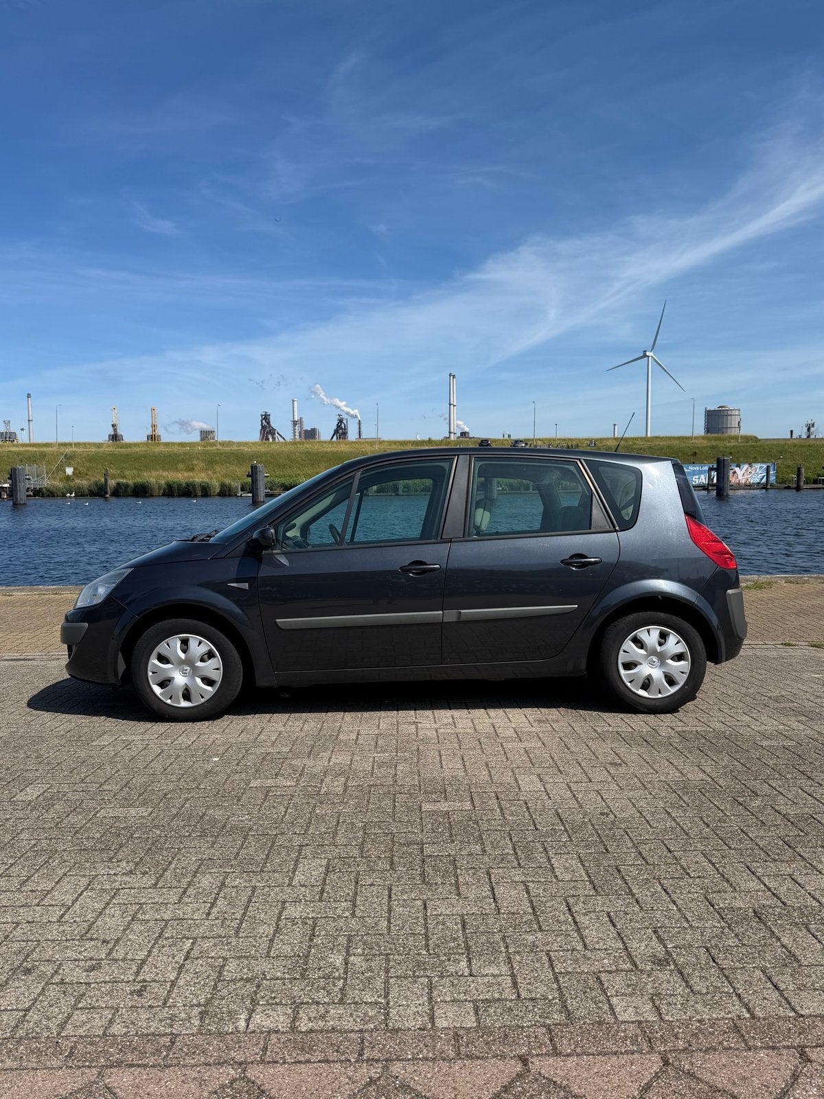 Renault Scénic 1.6 16V 82KW 2007 Grijs, Auto's, Renault, Stof, 1295 kg, 4 cilinders, Origineel Nederlands
