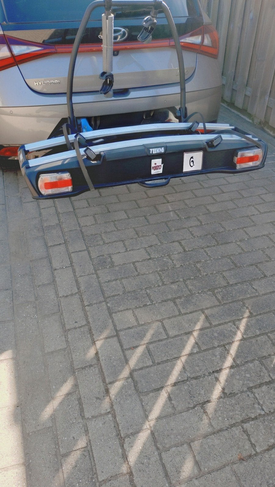 Thule VeloSpace 918 trekhaak fietsendrager, Auto diversen, Ophalen, Zo goed als nieuw, 2 fietsen, Trekhaakdrager