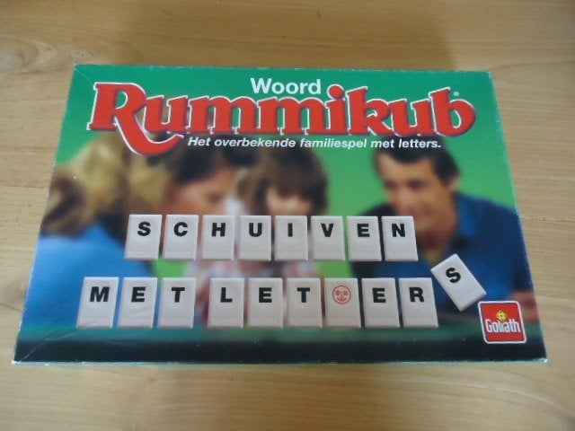 Woord Rummikub #, Hobby en Vrije tijd, Gezelschapsspellen | Bordspellen, Een of twee spelers, Ophalen of Verzenden, Zo goed als nieuw