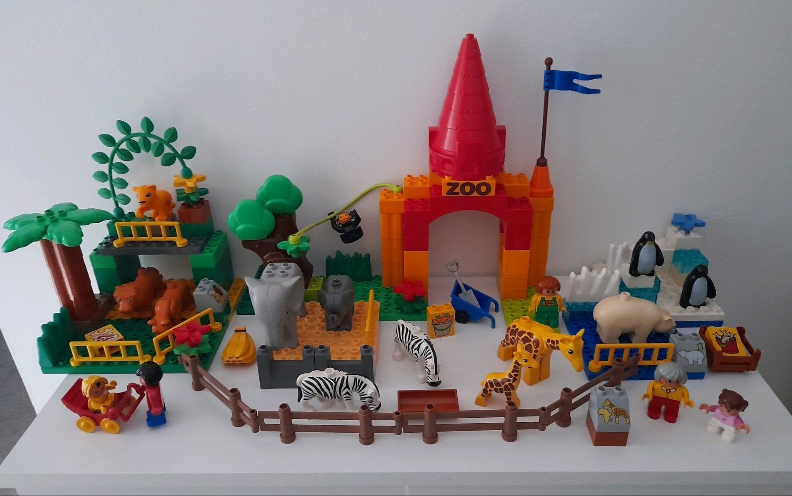 Lego Duplo Dierentuin, Kinderen en Baby's, Speelgoed | Duplo en Lego, Ophalen of Verzenden, Gebruikt, Duplo