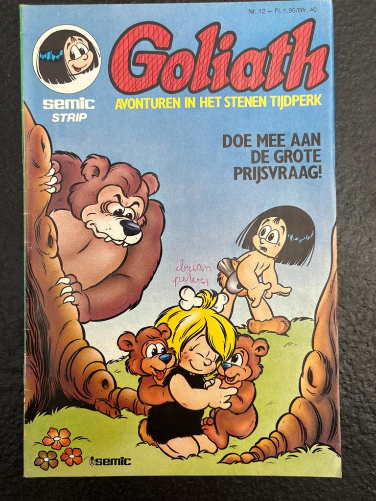 Goliath Avonturen in het Stenen Tijdperk Semic Strip, Eén stripboek, Ophalen of Verzenden, Gelezen