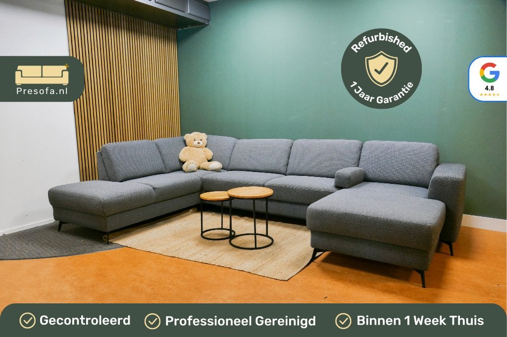 Grote U Bank / Slaapbank met Opbergruimte [Refurbished], -, -, Hoekbank, 300 cm of meer