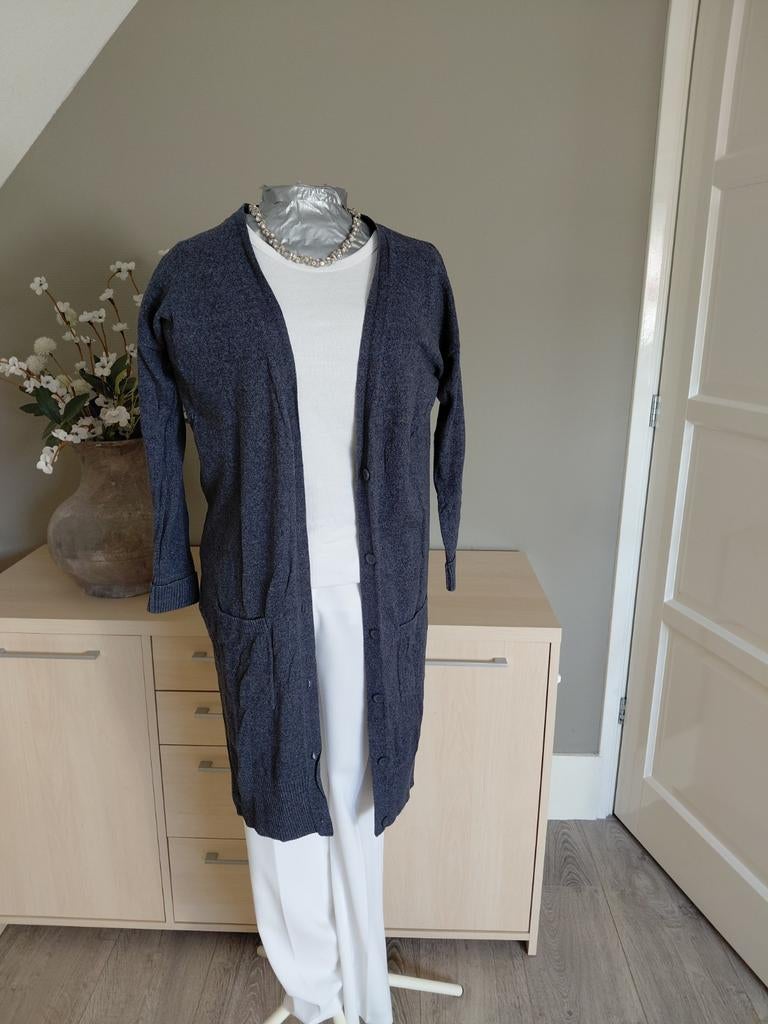 Hema vest S blauw, Kleding | Dames, Huispakken, Ophalen of Verzenden, Zo goed als nieuw, Blauw