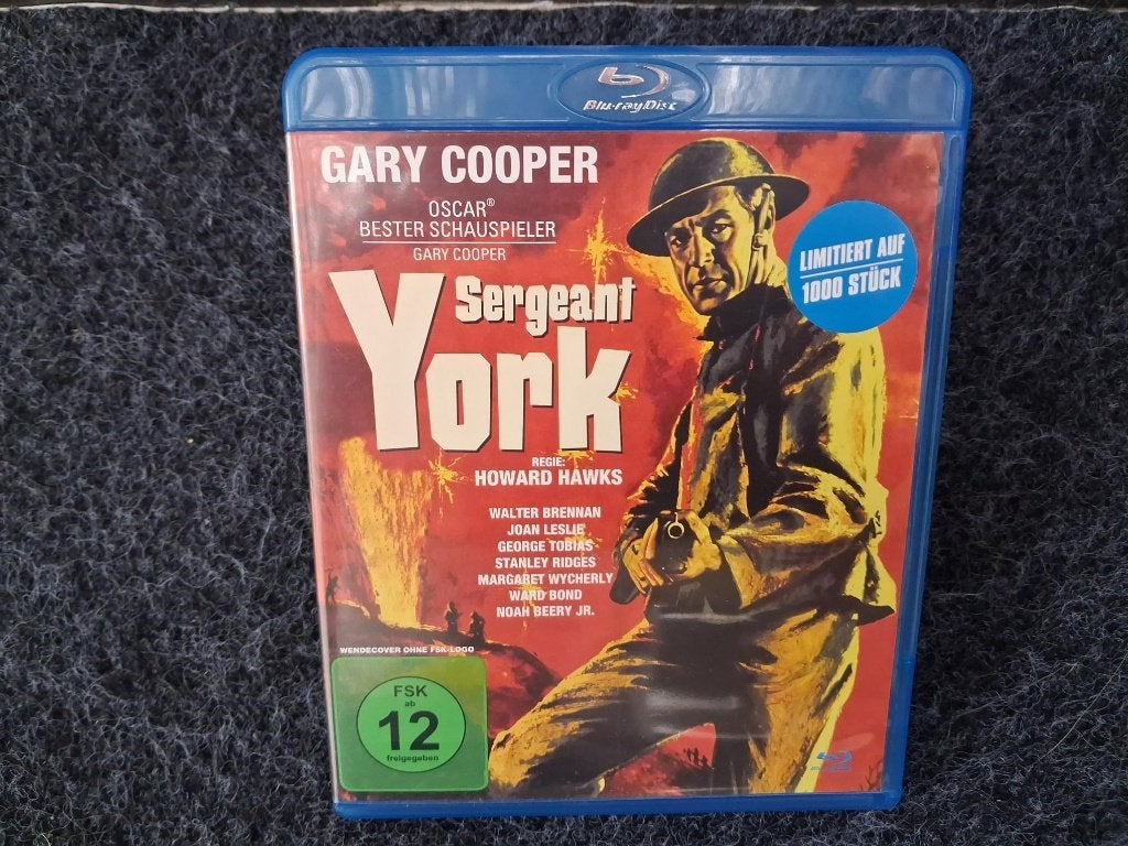 Blu Ray Sergeant York Strictly Limited Edition 1000, Ophalen, Film, Zo goed als nieuw, Klassiekers