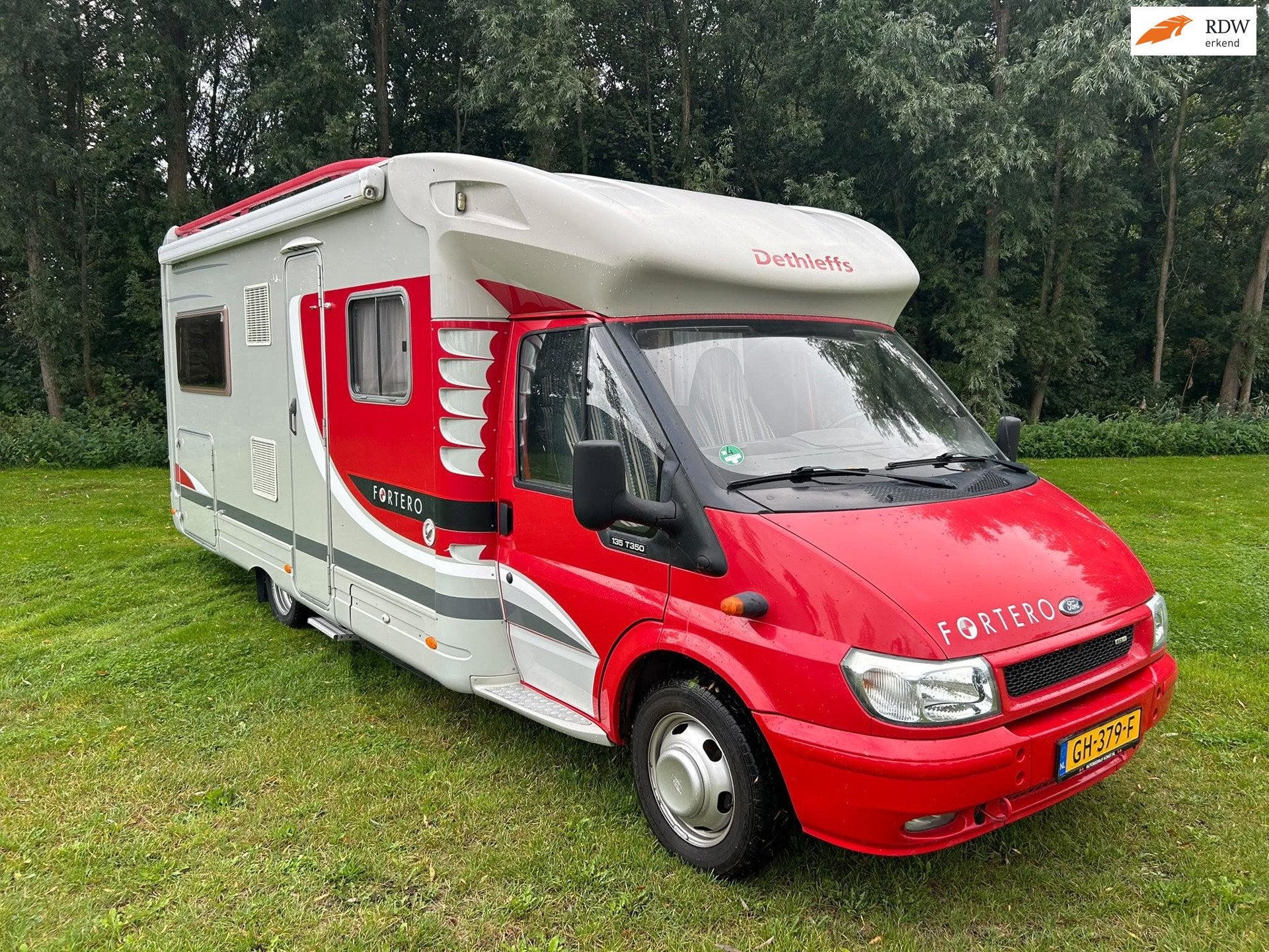 Dethleffs H 6945 Fortero | 137 PK Ford 2.4L | Dubbele Lucht, Airconditioning, Bedrijf, ABS, Dethleffs