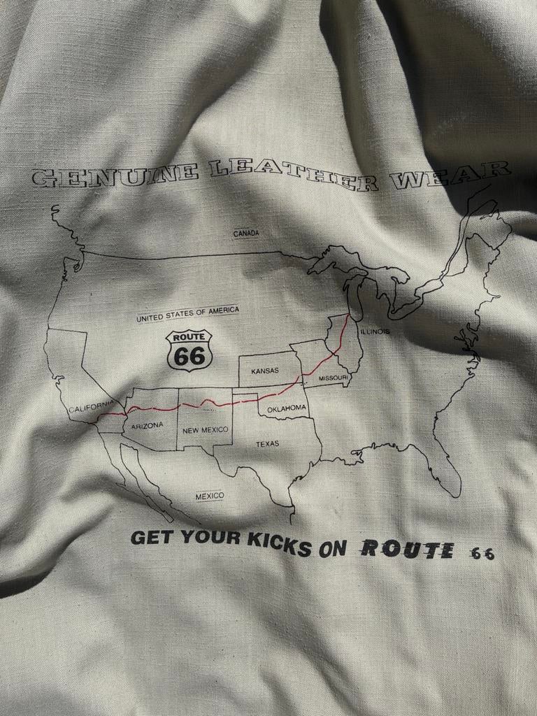 Route 66 Leren Jas - Zwart, Maat XL, Ophalen, Gedragen, Maat 56/58 (XL), Zwart