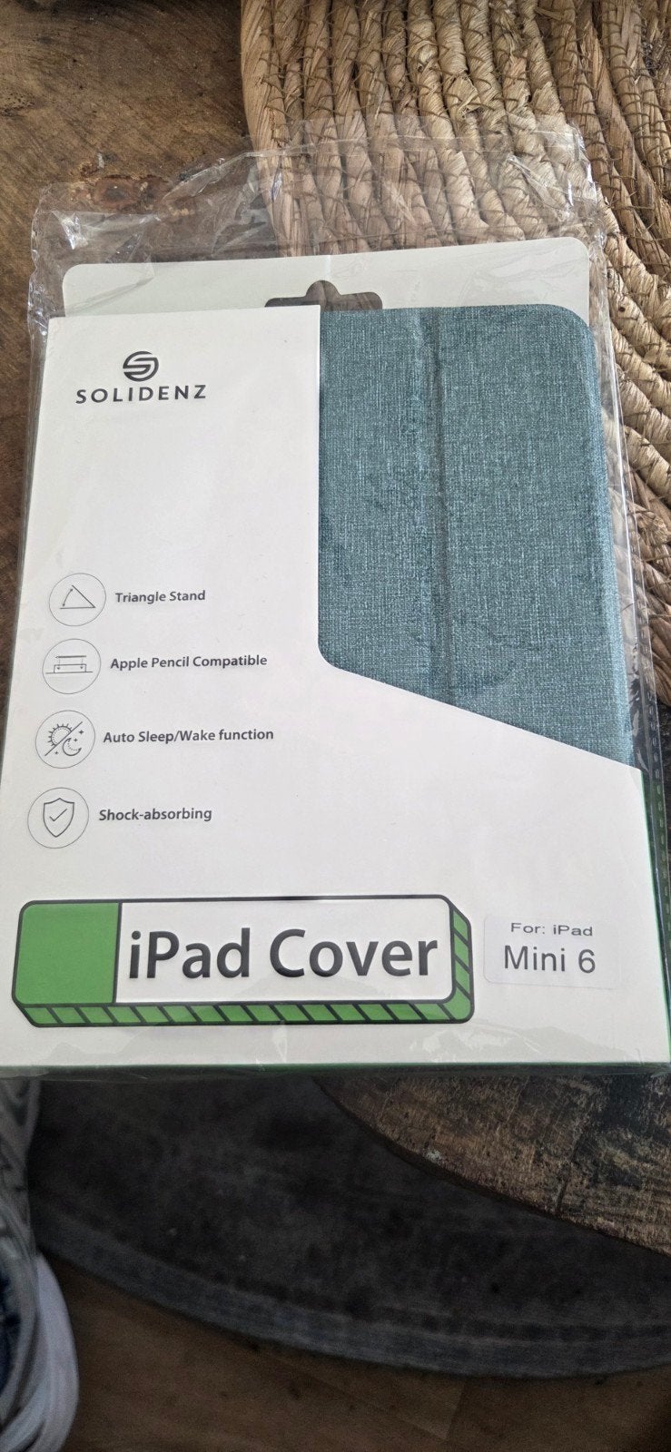 Solidenz iPad Mini 6 Hoes - Nieuw, Computers en Software, Ophalen of Verzenden