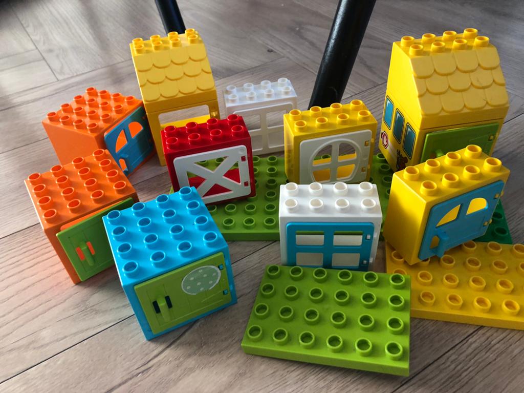 Setje ramen en platen, Ophalen, Zo goed als nieuw, Duplo