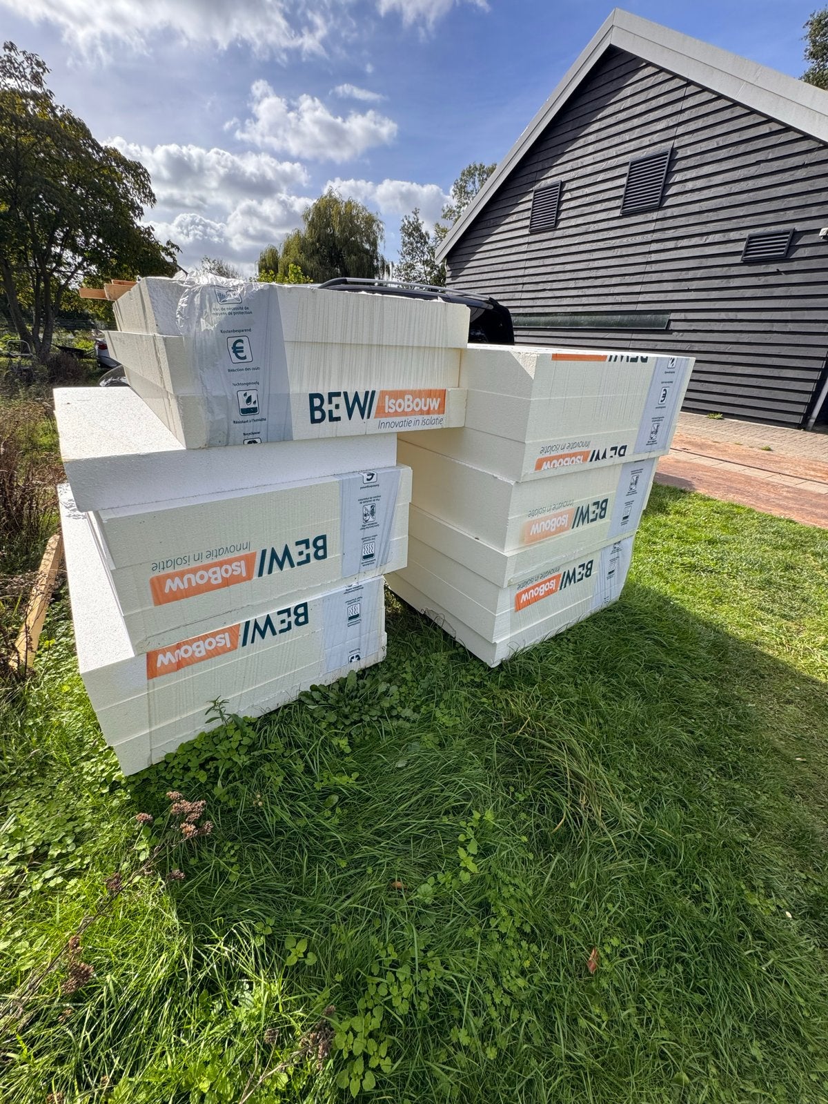 BEWI Isobouw EPS 150SF isolatieplaten 2000x100x140mm, Doe-het-zelf en Verbouw, Ophalen, 12 cm of meer, Nieuw, 15 m² of meer