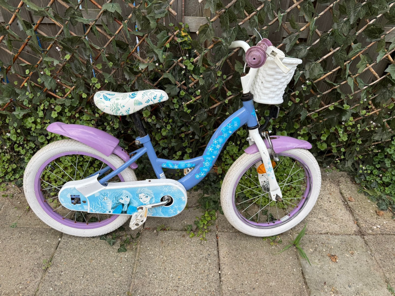 Frozen Elsa fiets 16 inch, Ophalen, Gebruikt, 16 tot 20 inch