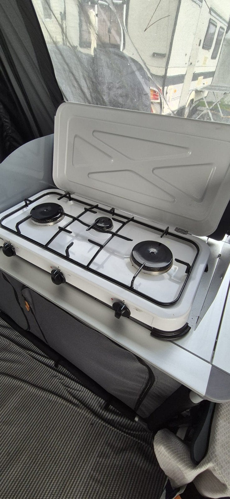 Camping gasfornuis, Caravans en Kamperen, Ophalen, Gebruikt