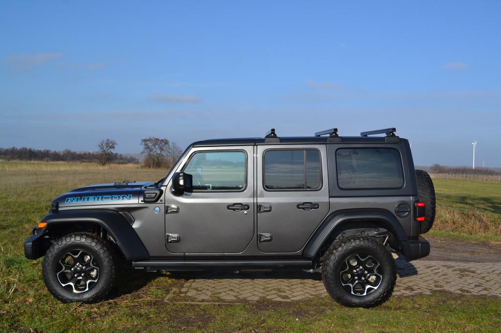 Jeep Wrangler Unlimited 4xe 380 Rubicon (bj 2022, automaat), Auto's, Jeep, Automaat, Euro 6, 4 cilinders, Cabriolet