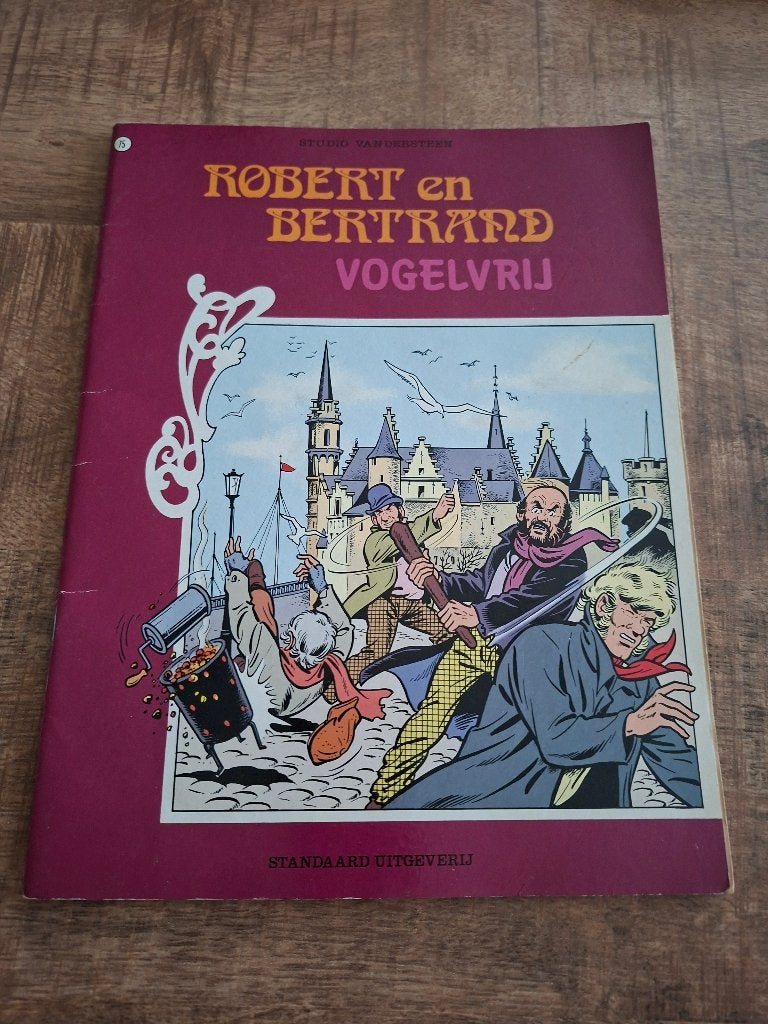 Robert en Bertrand 75 – Vogelvrij, Eén stripboek, Ophalen of Verzenden, Zo goed als nieuw