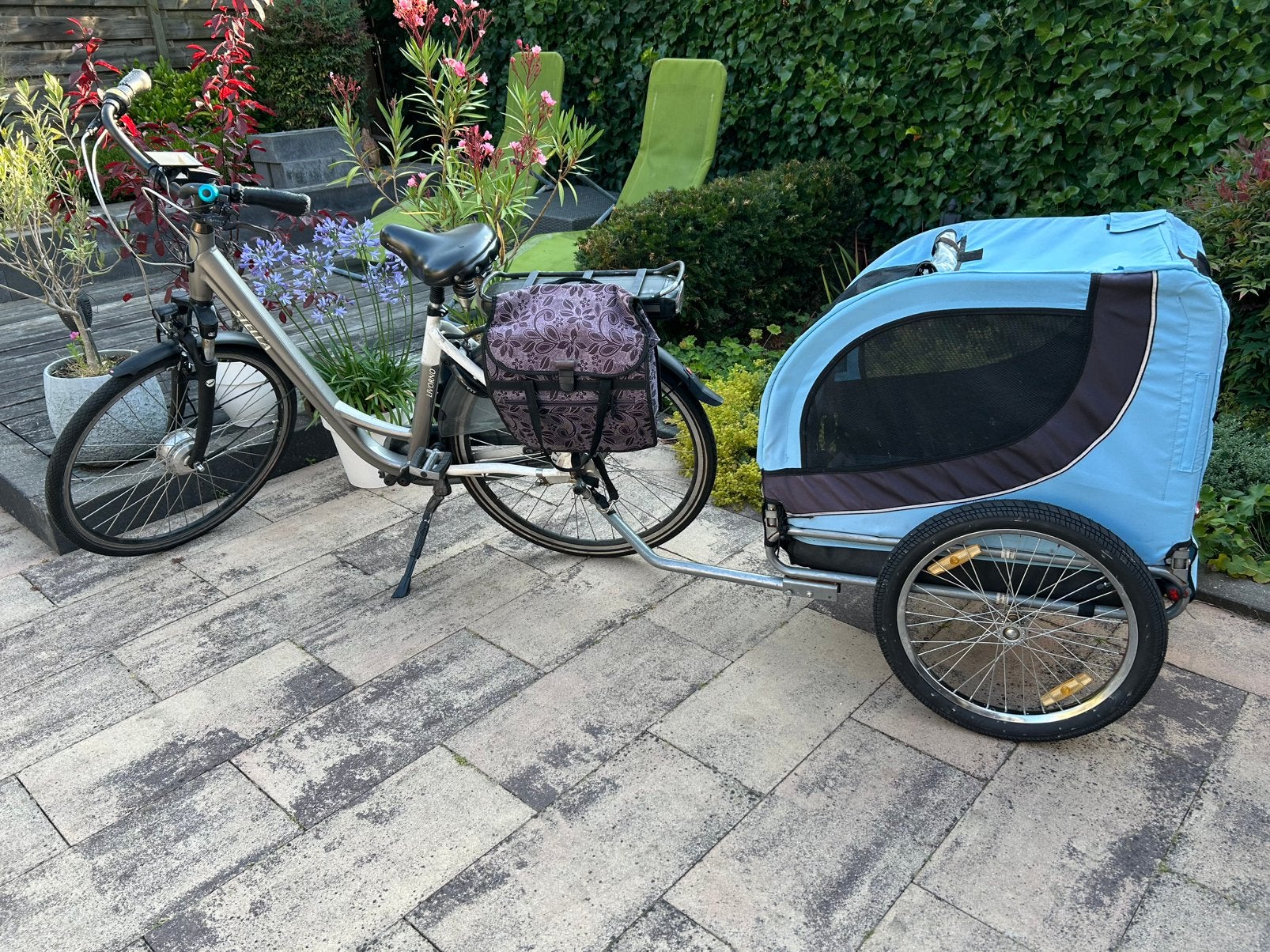 Hondenfietskar, Ophalen, Gebruikt, Hondenkar, Opvouwbaar