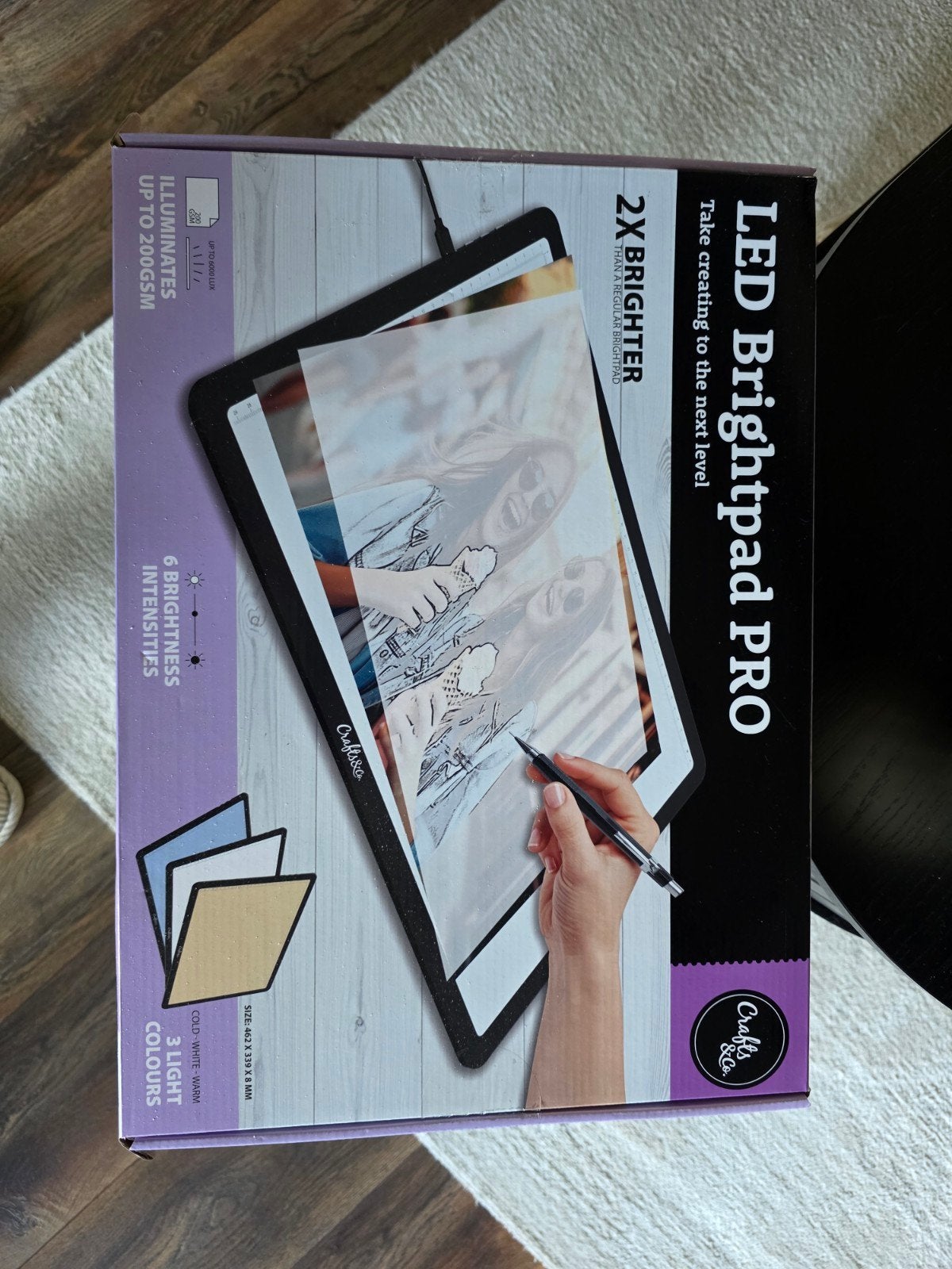 LED Brightpad PRO - Teken- en overtreklichtplateau, Ophalen of Verzenden, Zo goed als nieuw, Overige typen