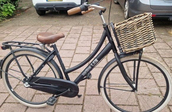 Meidenfiets Cortina U4 26 inch met mand, Fietsen en Brommers, Fietsen | Meisjes, Ophalen, Gebruikt, 26 inch of meer, Versnellingen