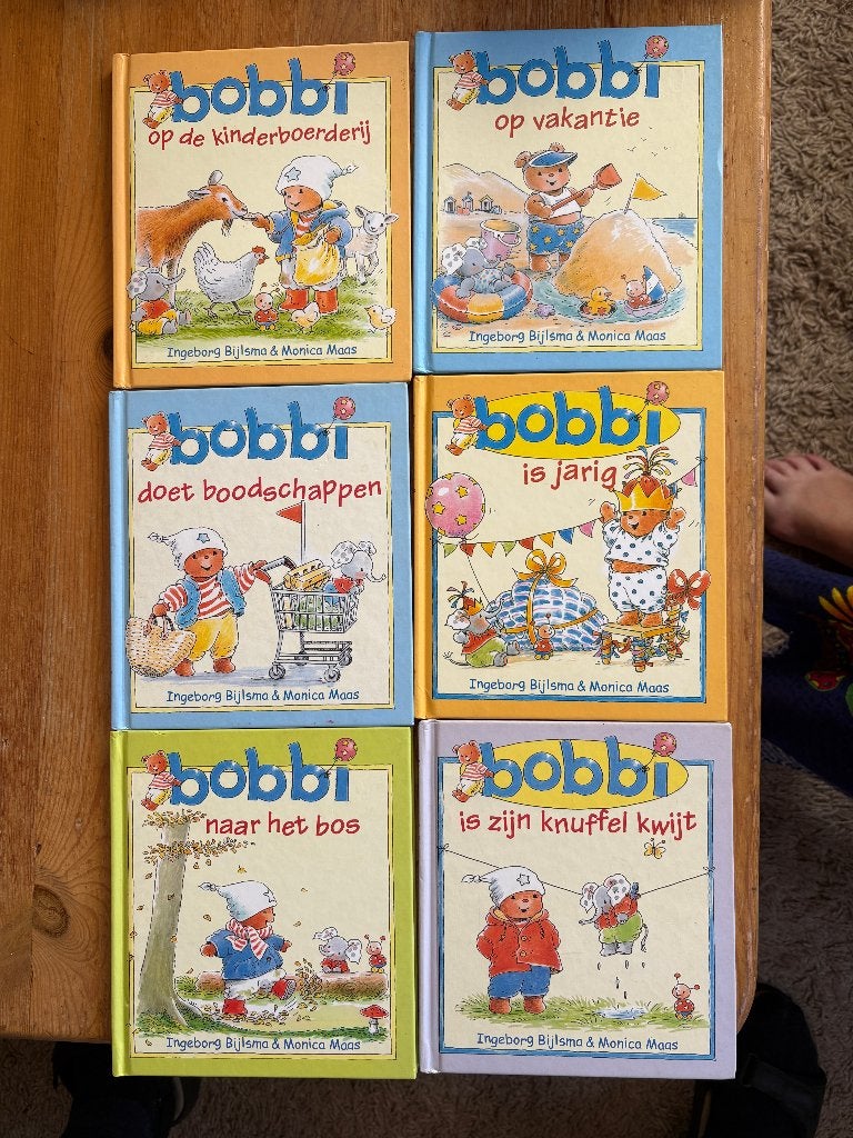 Bobbi-serie van Ingeborg Bijlsma & Monica Maas, 6 delen, Ophalen of Verzenden, Zo goed als nieuw, 2 tot 3 jaar