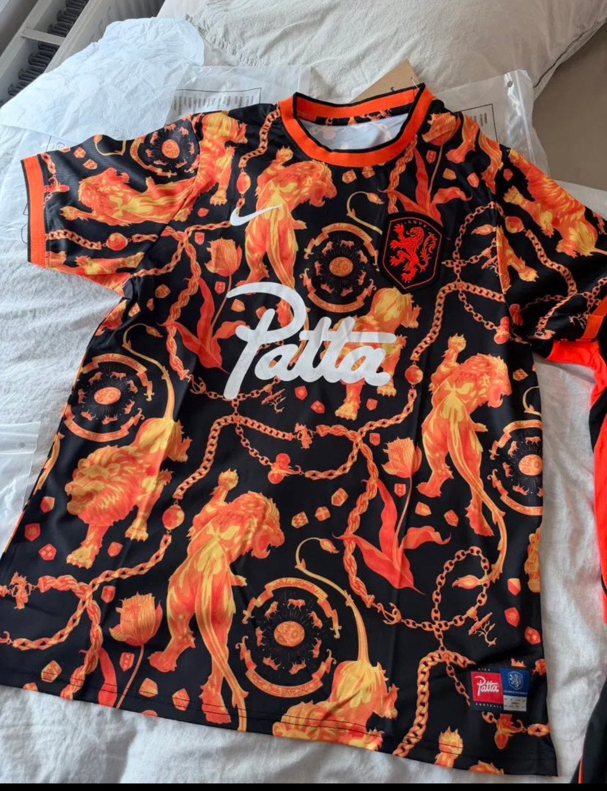 Knvb x patta shirt! Nederlands elftal actie!!!, Ophalen of Verzenden, Zo goed als nieuw, Overige maten, Blauw