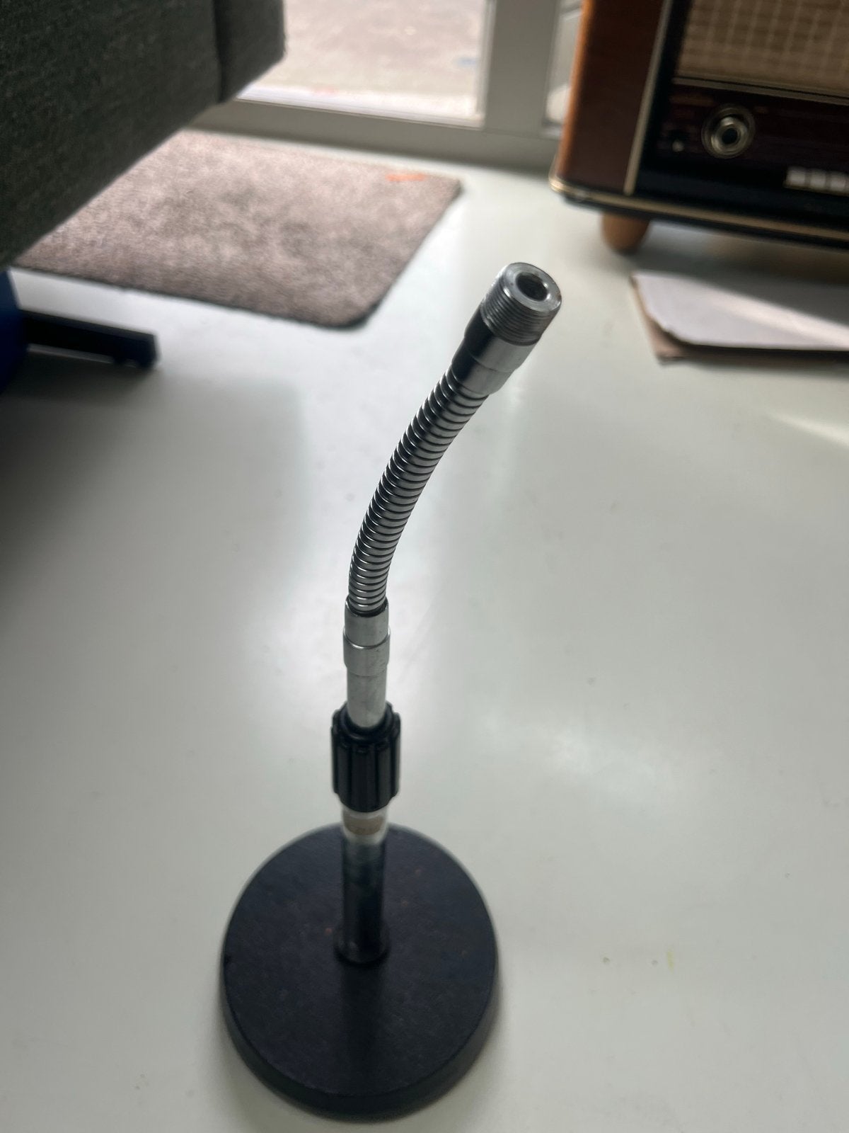 Microfoonstandaard met flexibele zwanenhals, Ophalen of Verzenden, Gebruikt, Overige typen