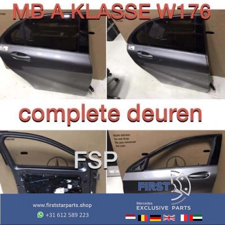 W176 A Klasse complete deur 787 grijs links / rechts portier, Gebruikt, -, Deur, Ophalen of Verzenden