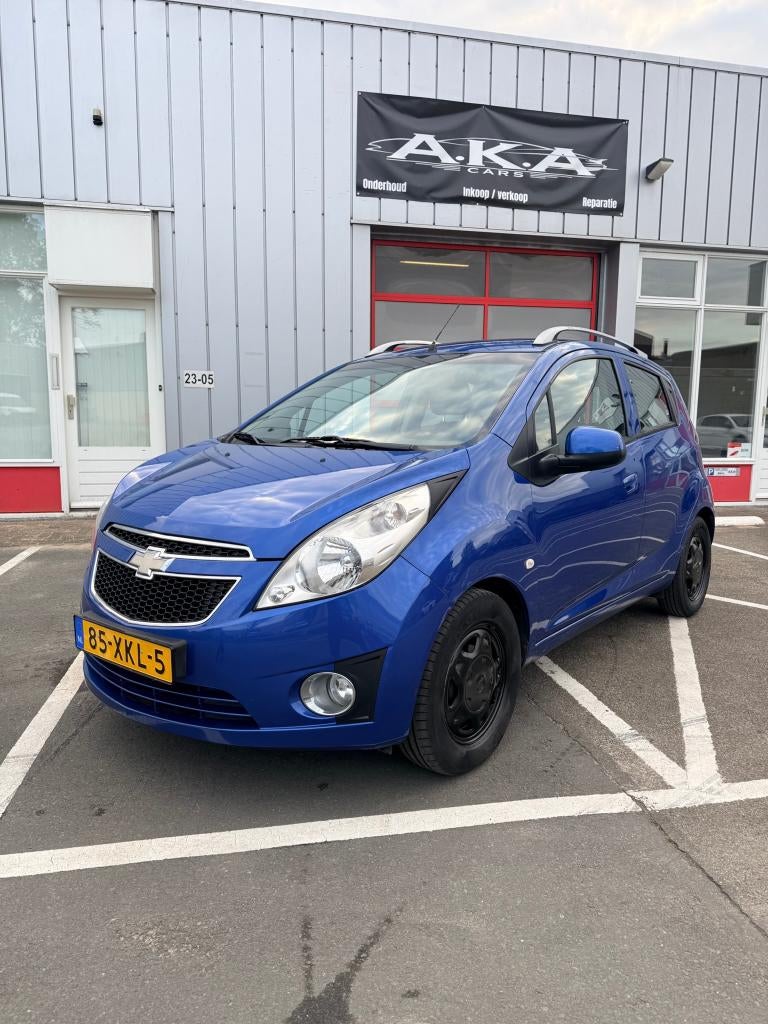 Chevrolet Spark 2012 | 1.0 LPG | Blauw | Airco  | APK 05-27, Auto's, Euro 5, 15 km/l, 37 €/maand, 4 cilinders