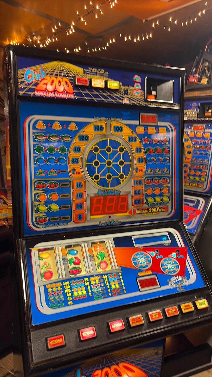Club2000 SE, Verzamelen, Automaten | Gokkasten en Fruitautomaten, Euro, Ophalen, Zo goed als nieuw, Met sleutels