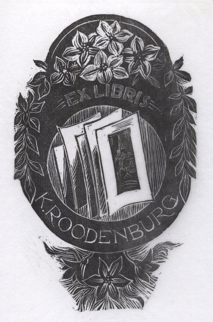 0243 Ex Libris Nederland : Dirk Govert van Luijn, 1980, Verzenden, Ex libris