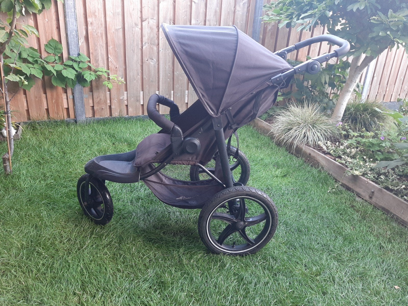 Hauck Runner 2 Jogger Kinderwagen - Zwart, Ophalen, Gebruikt, Overige merken, Verstelbare duwstang