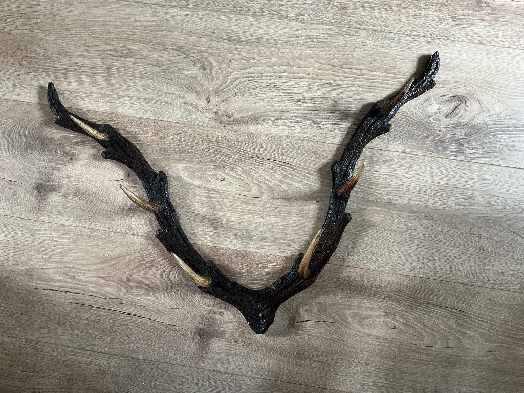 Decoratief wapenrek in de vorm van een hertengewei, Ophalen of Verzenden